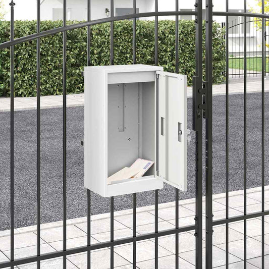 postaláda Fehér 30 x 23 x 55 cm Acél