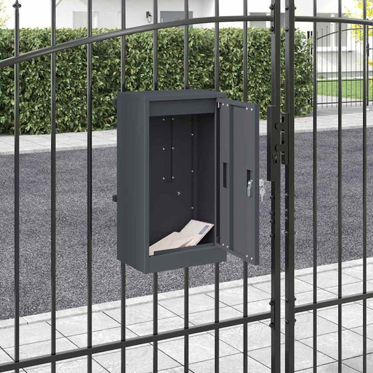 postaláda Antracit 30 x 23 x 55 cm Acél