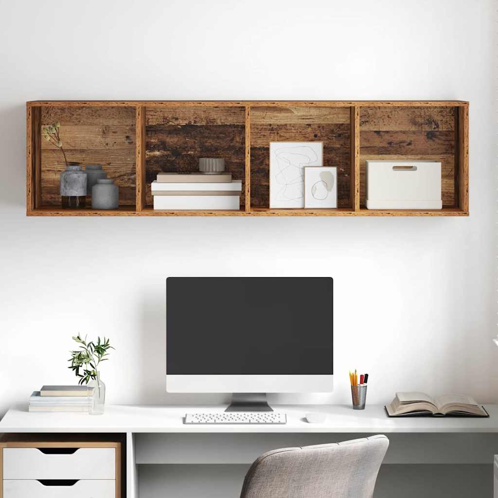 TV szekrény garnitúra Öreg fa 37 x 37 x 142,5 cm Faanyag