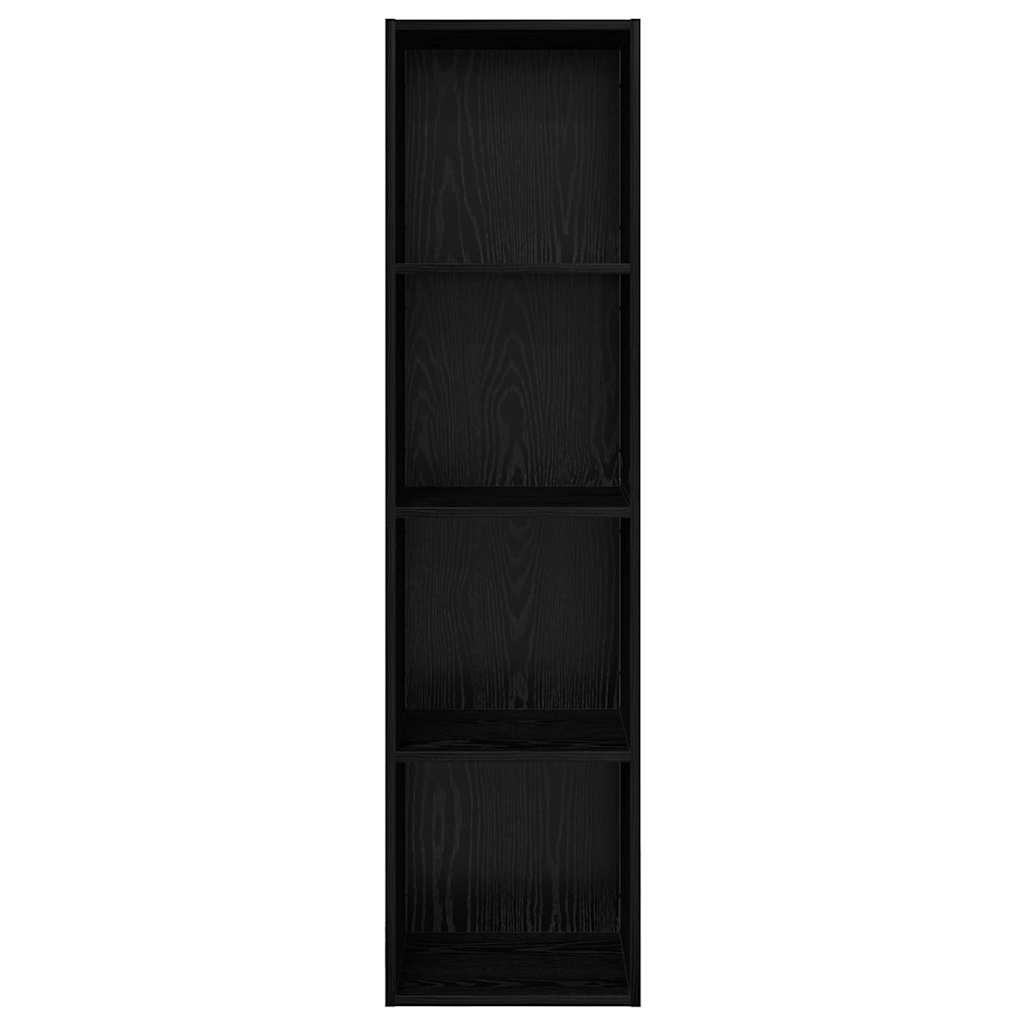 TV szekrény garnitúra Fekete tölgy 37 x 37 x 142,5 cm Faanyag