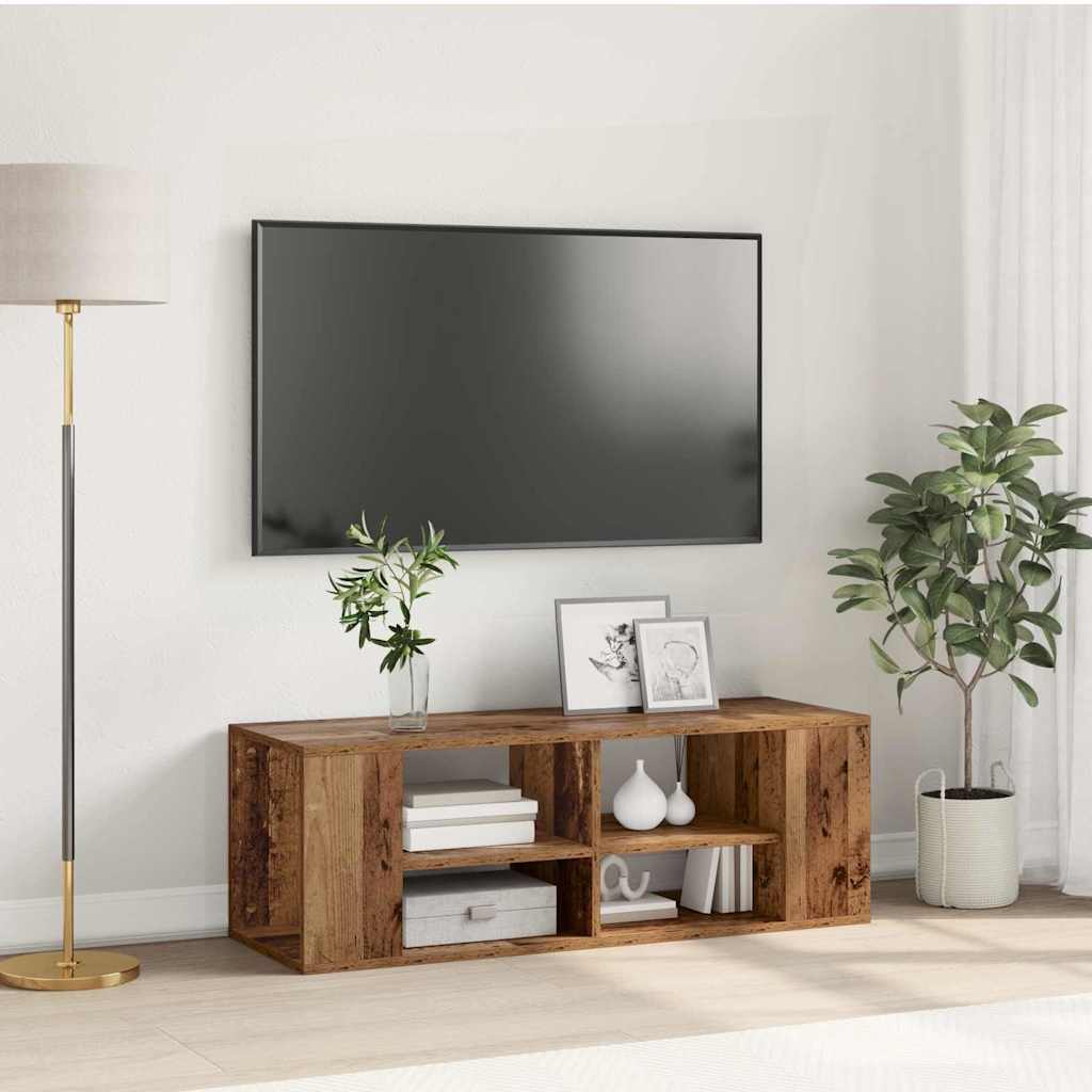 TV szekrény garnitúra Öreg fa 102 x 35 x 35 cm Faanyag