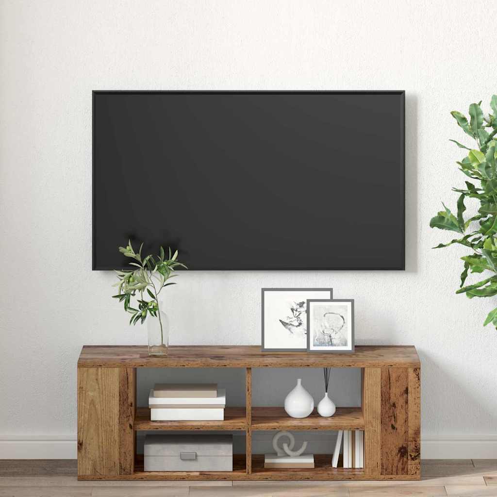 TV szekrény garnitúra Öreg fa 102 x 35 x 35 cm Faanyag
