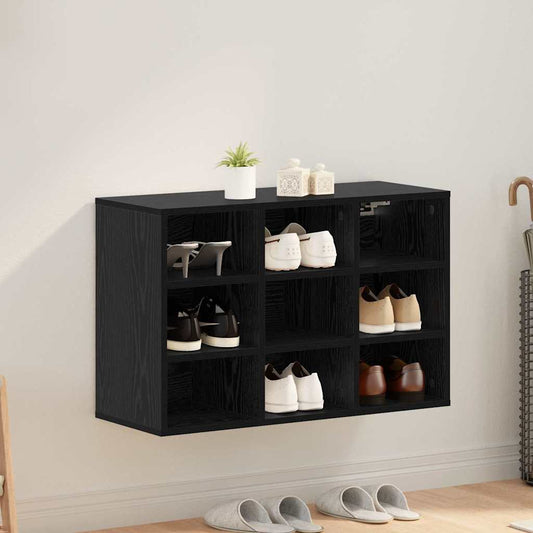 Cipőszekrény polcokkal Musta tammi 77.5 x 30 x 51 cm Faanyag