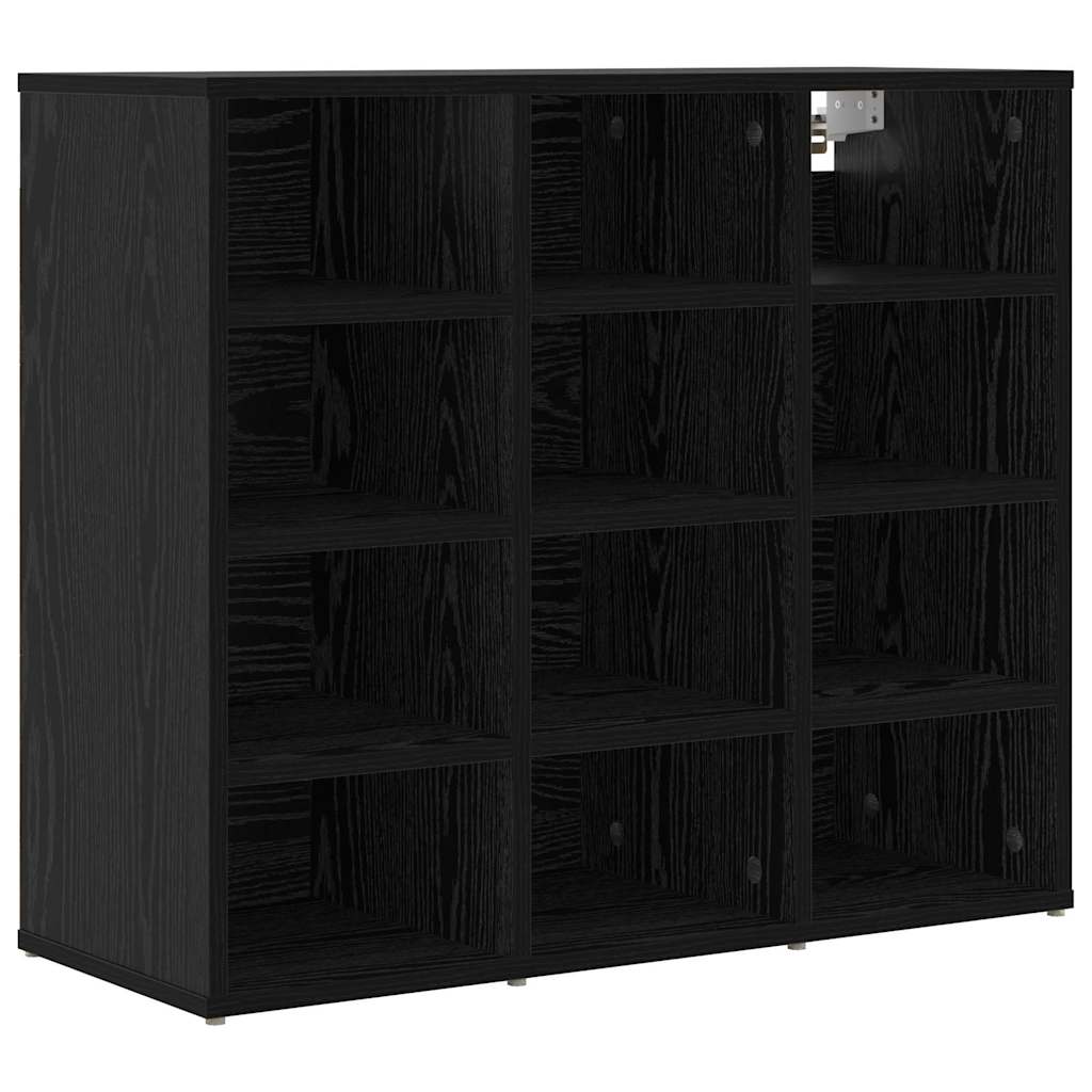 Cipőszekrény polcokkal Musta tammi 77.5 x 30 x 67 cm Faanyag