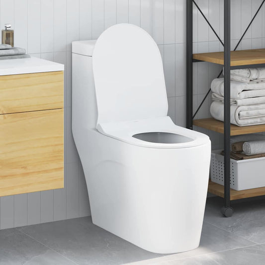 WC Ülőkéhez Alkalmas Fehér 50 x 36 x 5 cm Polipropilén