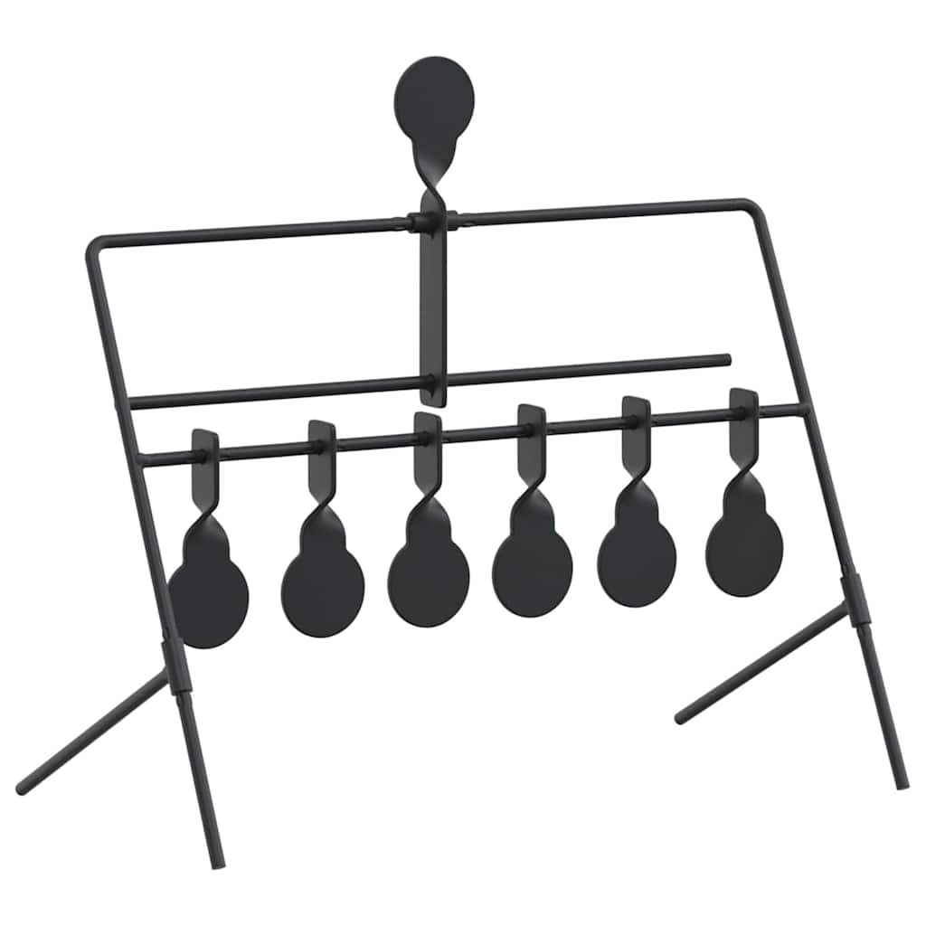 Állítható cél Fekete 38 x 20,5 x 33 cm Acél