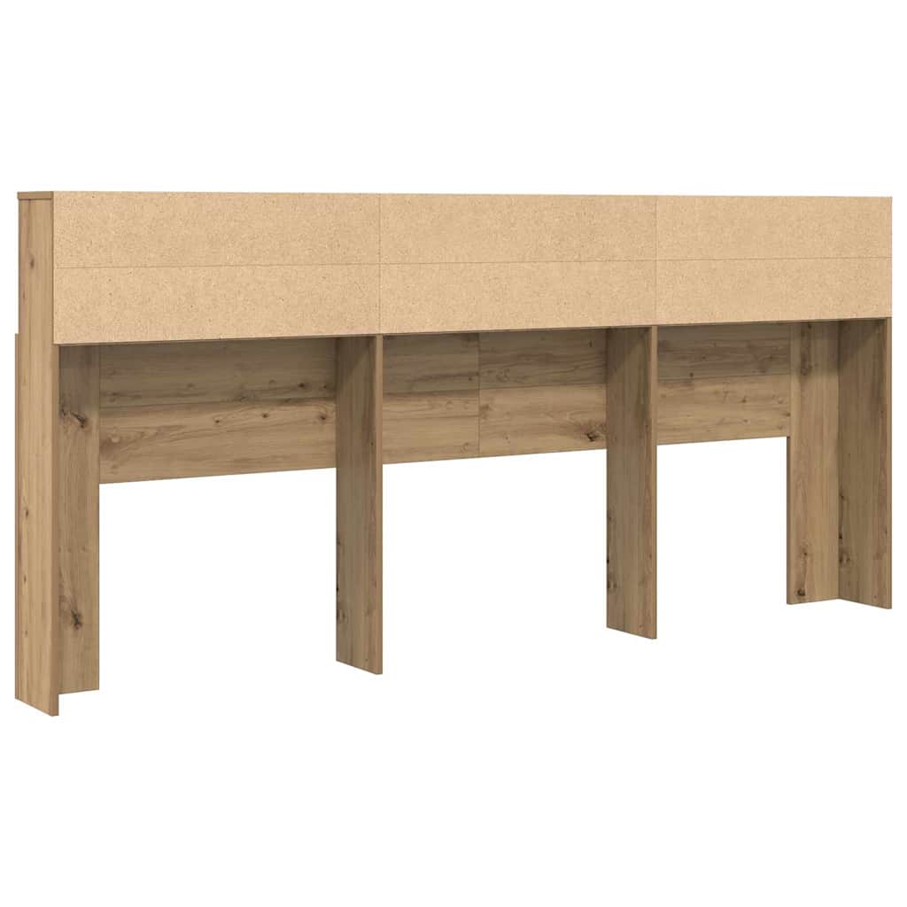 Fejhajtó szekrény kézműves tölgy 220 x 19 x 101.5 cm Faanyag