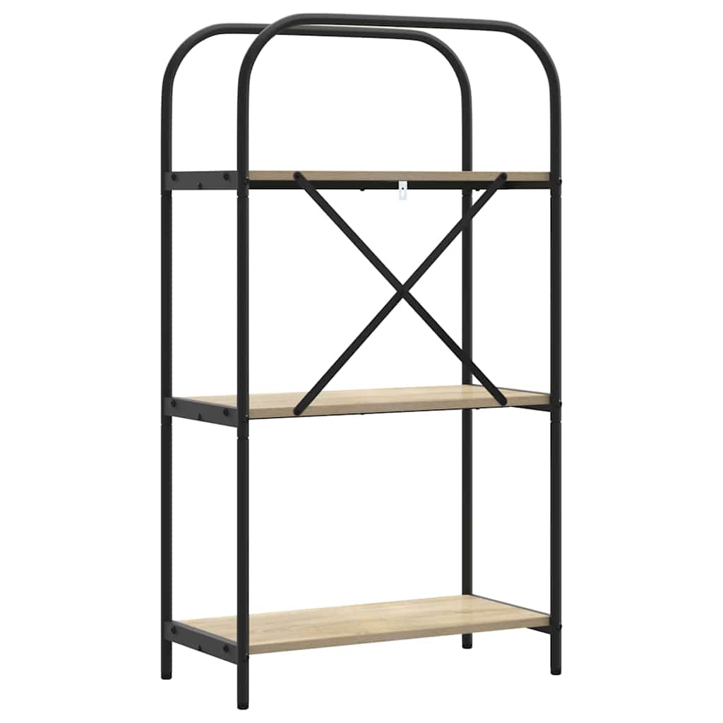 Könyvespolc sonoma tölgy 60 x 30 x 109 cm Faanyag