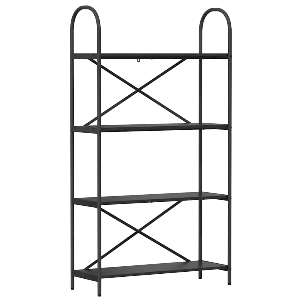 Könyvespolc Musta tammi 80 x 30 x 146 cm Faanyag