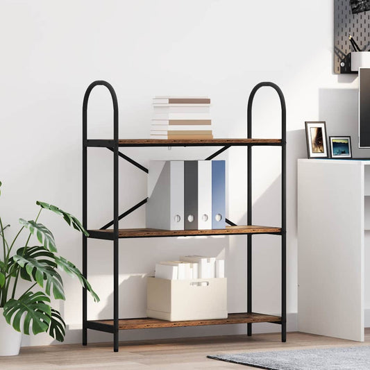 Könyvespolc Régi fa 80 x 30 x 109 cm Faanyag