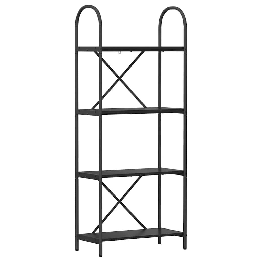 Könyvespolc Musta tammi 60 x 30 x 146 cm Faanyag