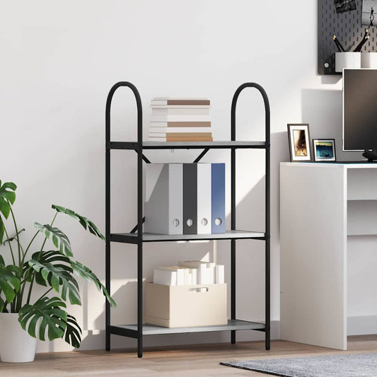 Könyvespolc Szürke sonoma 60 x 30 x 109 cm Faanyag
