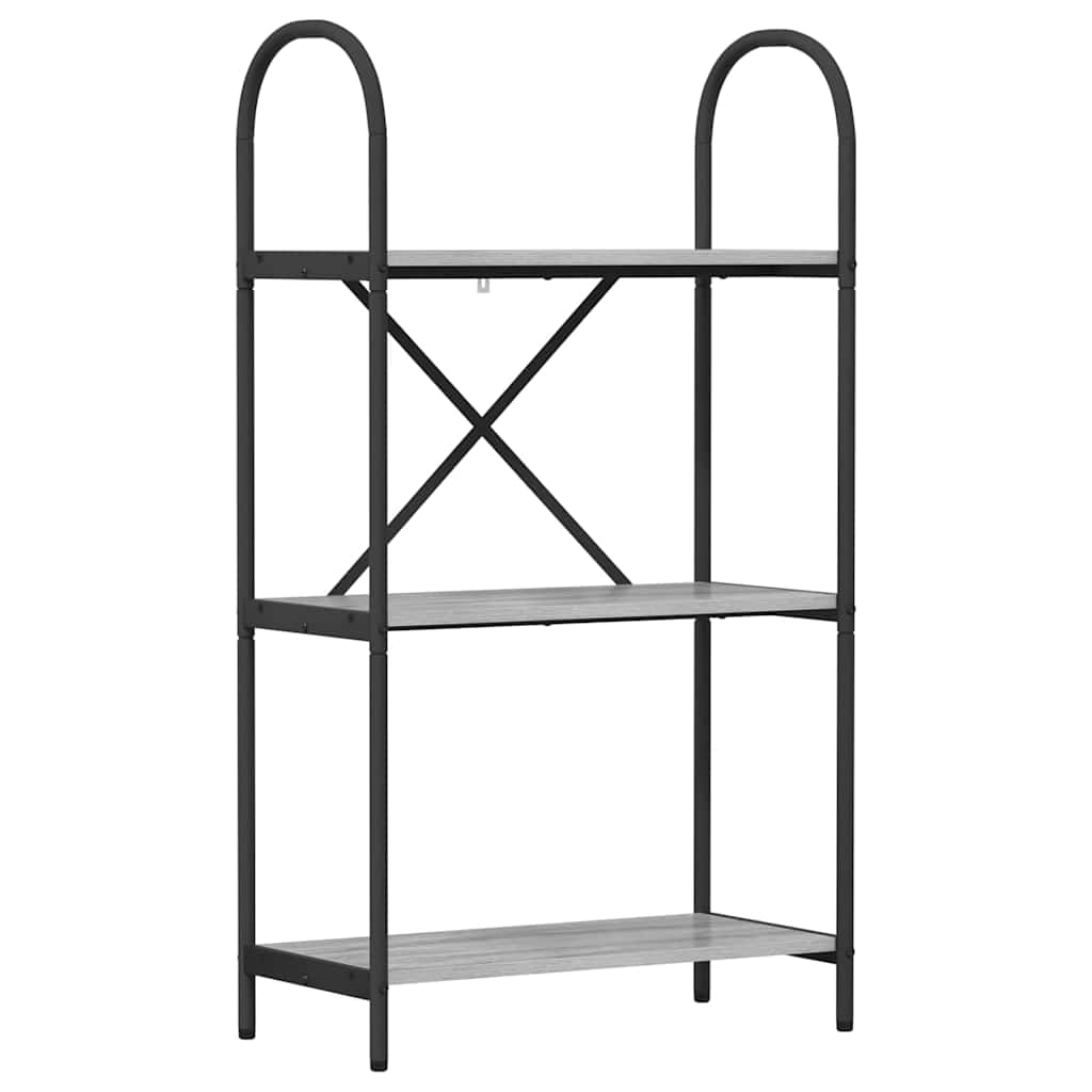 Könyvespolc Szürke sonoma 60 x 30 x 109 cm Faanyag