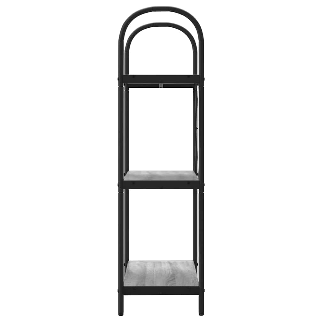 Könyvespolc Szürke sonoma 60 x 30 x 109 cm Faanyag
