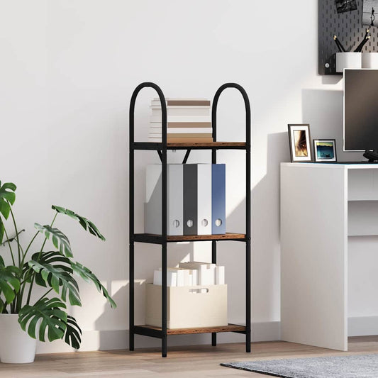 Könyvespolc Régi fa 40 x 30 x 109 cm Faanyag