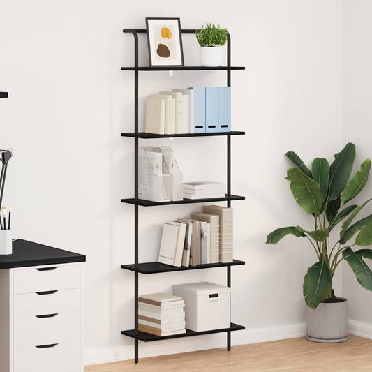Könyvespolc Musta tammi 60 x 24 x 168 cm Faanyag