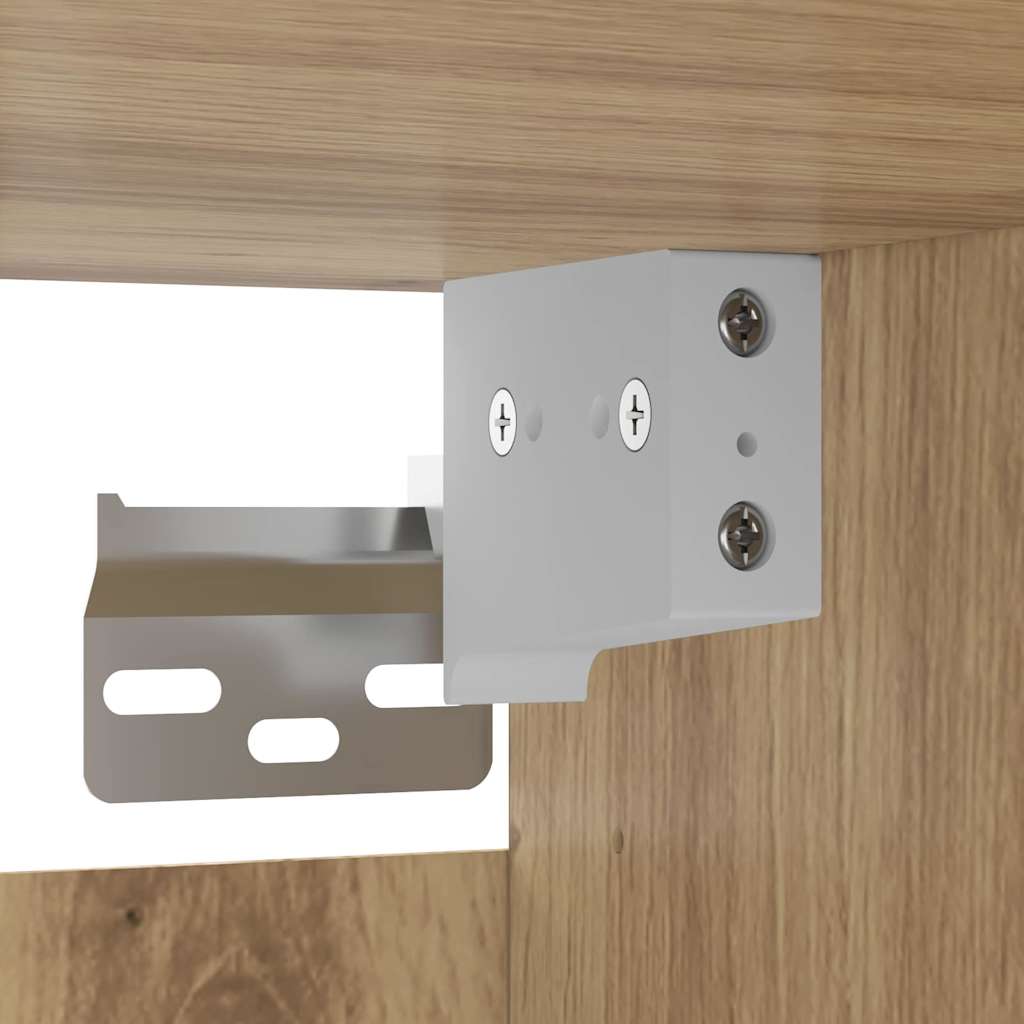 TV szekrény 6 pcs Barna 200 x 30 x 30 cm Faanyag