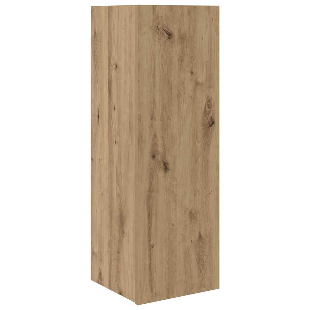 Fali TV Szekrény 4 pcs kézműves tölgy 200 x 30 x 30 cm