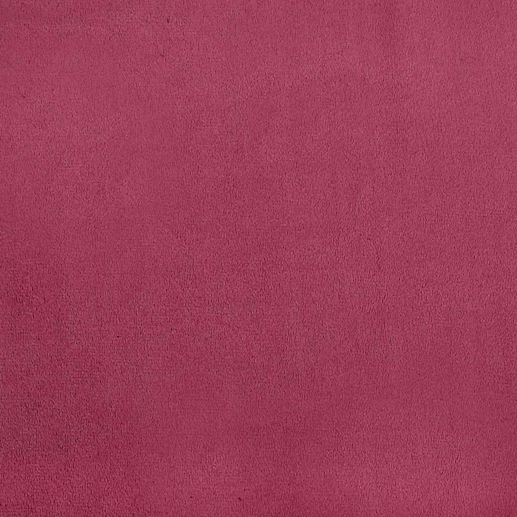 Sarokágy keret fejtámlával bordó 80 x 200 cm Bársony