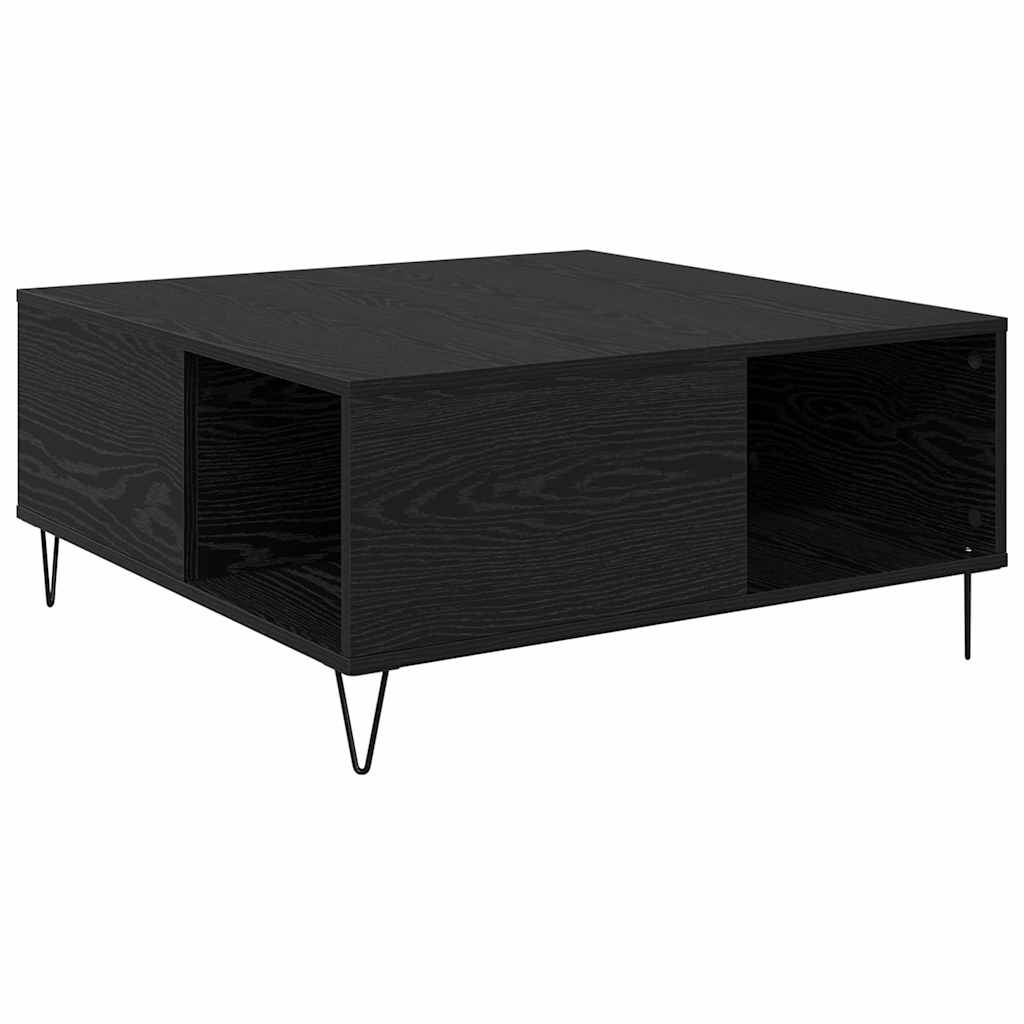 Dohányzóasztal Musta tammi 80 x 80 x 36.5 cm Faanyag