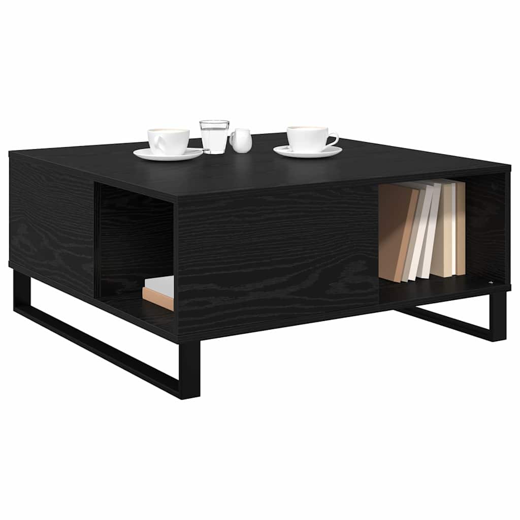 Dohányzóasztal Musta tammi 80 x 80 x 36.5 cm Faanyag