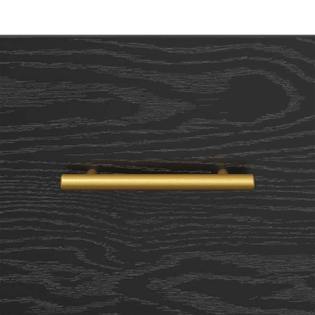 TV szekrény fiókkal Fekete tölgy 150 x 36 x 30 cm Faanyag