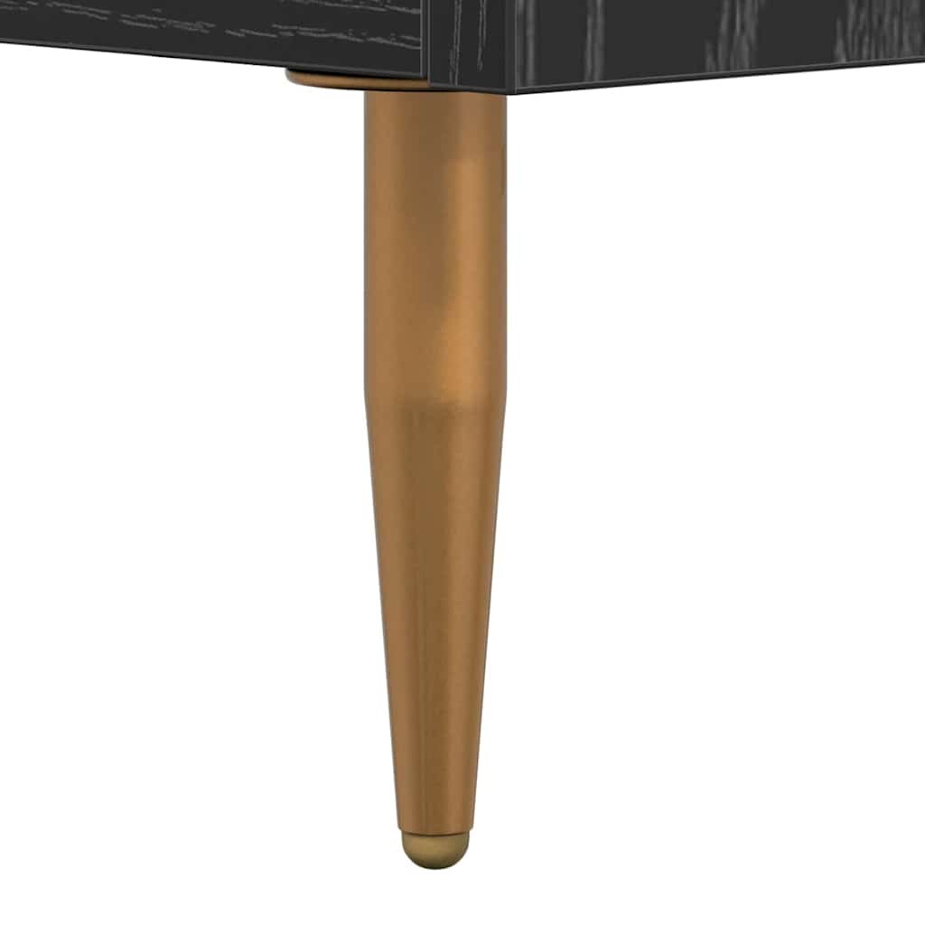 TV szekrény fiókkal Fekete tölgy 150 x 36 x 30 cm Faanyag