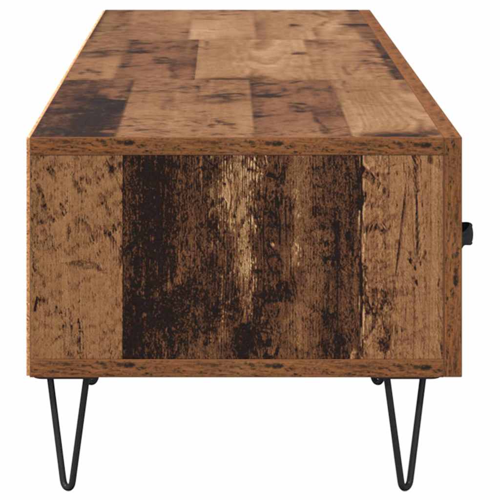 TV szekrény fiókkal Régi fa 150 x 36 x 30 cm Faanyag