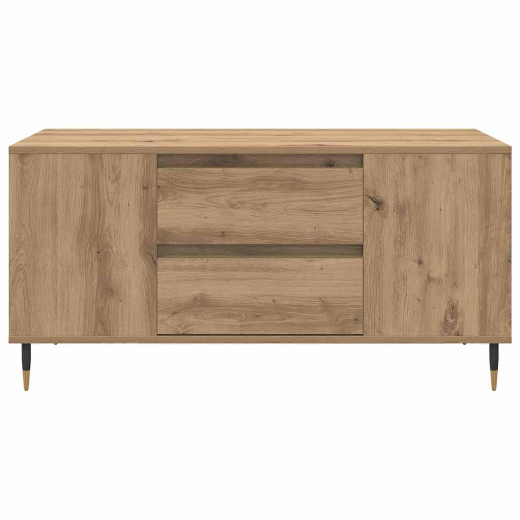 Dohányzóasztal kézműves tölgy 102 x 44.5 x 50 cm Faanyag