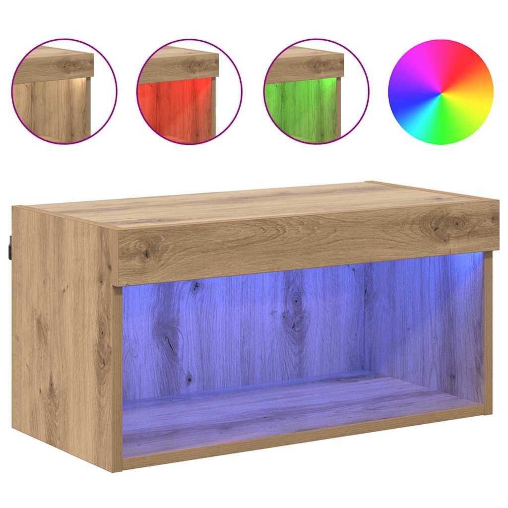 TV szekrény Artisan tölgy 60 x 30 x 30 cm Faanyag