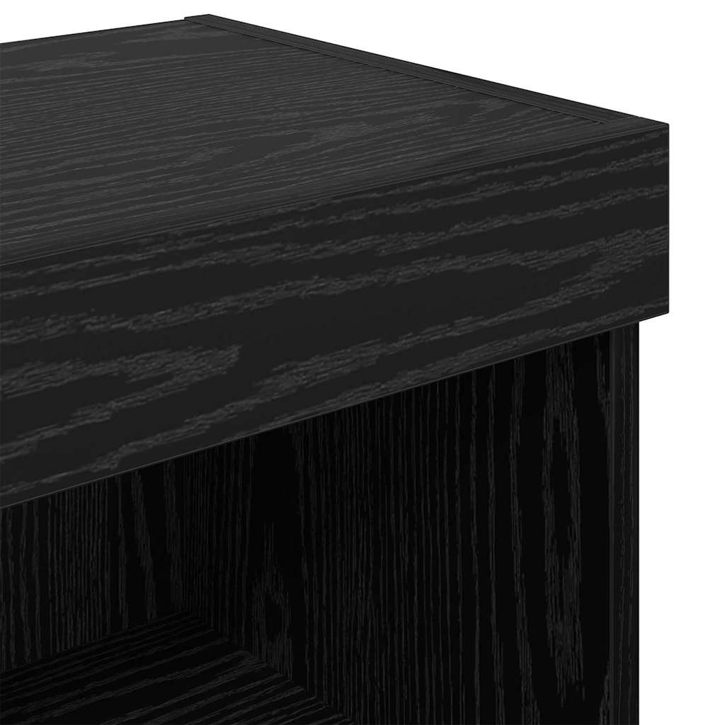 TV szekrény Fekete tölgy 60 x 30 x 30 cm Faanyag