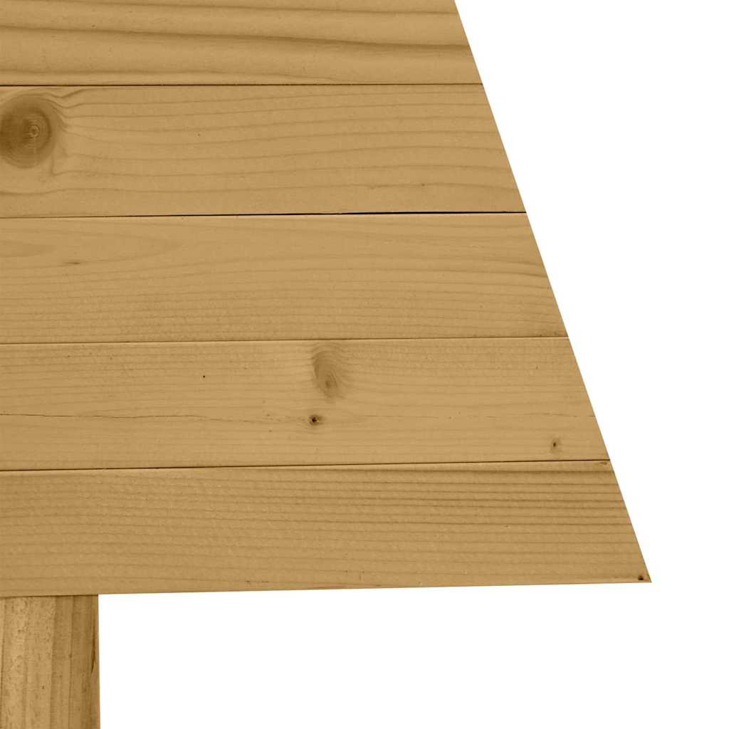 Karácsonyfák állvánnyal Barna 90 cm Tömör fenyőfa