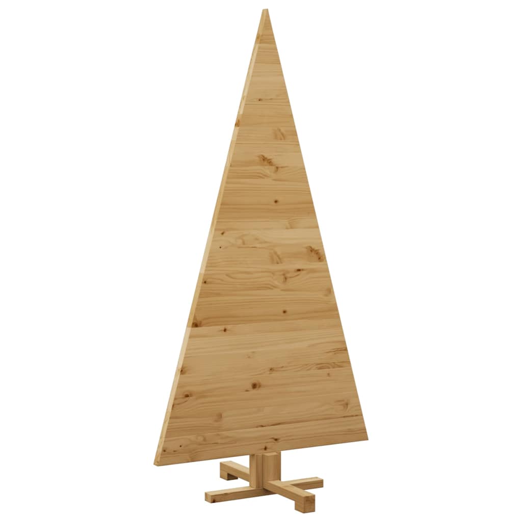 Karácsonyfák állvánnyal Barna 150 cm Tömör fenyőfa