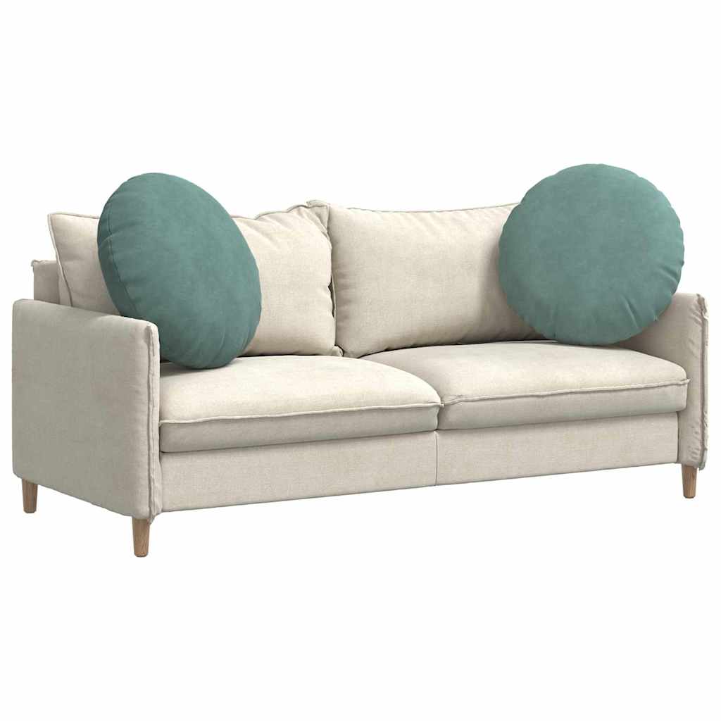 Ülőpárnák 2 pcs Tengeri Zöld Ø 40 x 13 cm Bársony