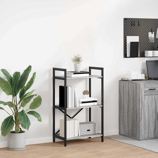 Könyvespolc Szürke Sonoma 56 x 34 x 96 cm Faanyag