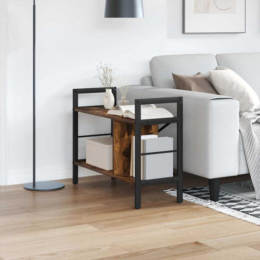 Könyvespolc Füstölt tölgy 75 x 30 x 58,5 cm Faanyag