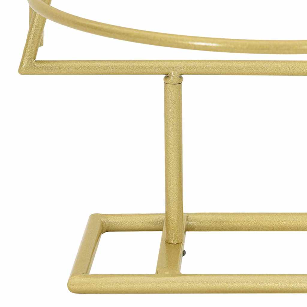Fém karácsonyfa állvánnyal Arany 125 cm Porszórt Acél