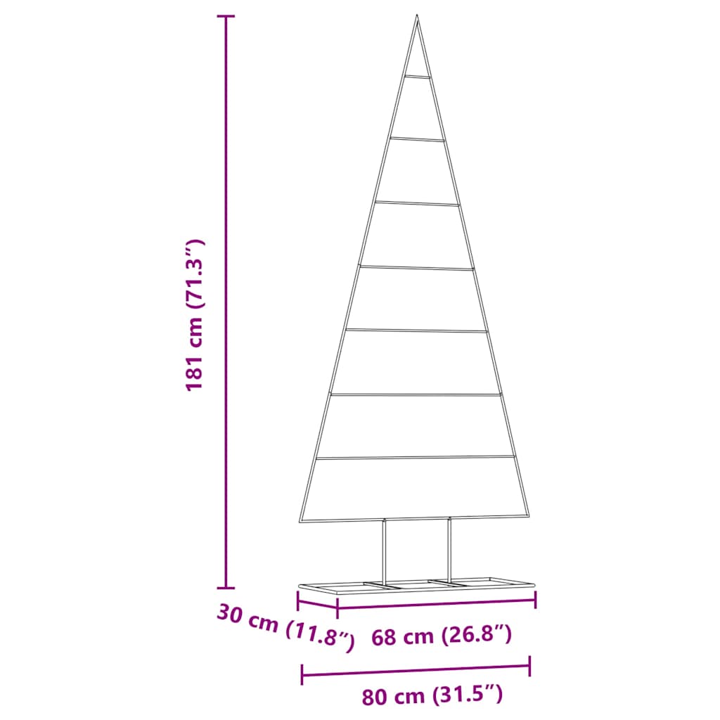 Fém karácsonyfa állvánnyal Arany 180 cm Porszórt Acél