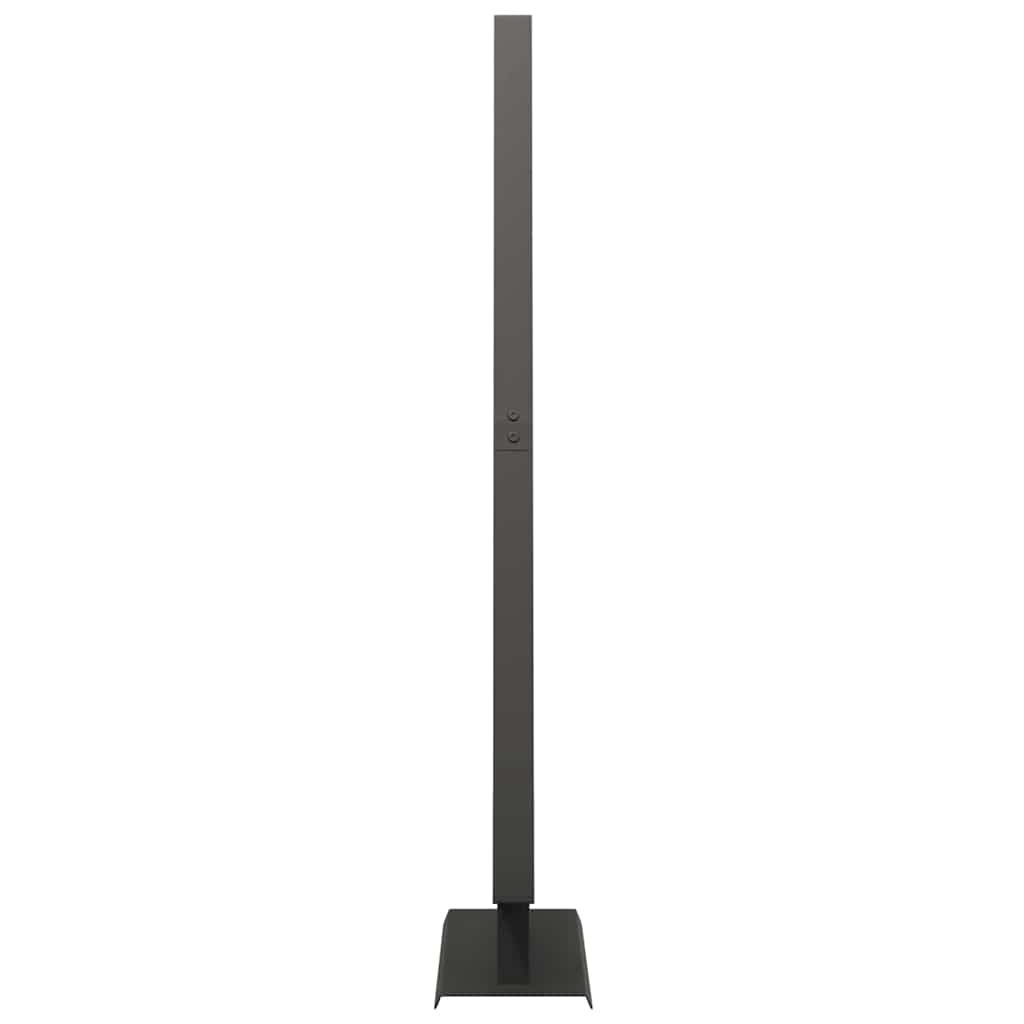 Fém karácsonyfa állvánnyal Fekete 125 cm Acél