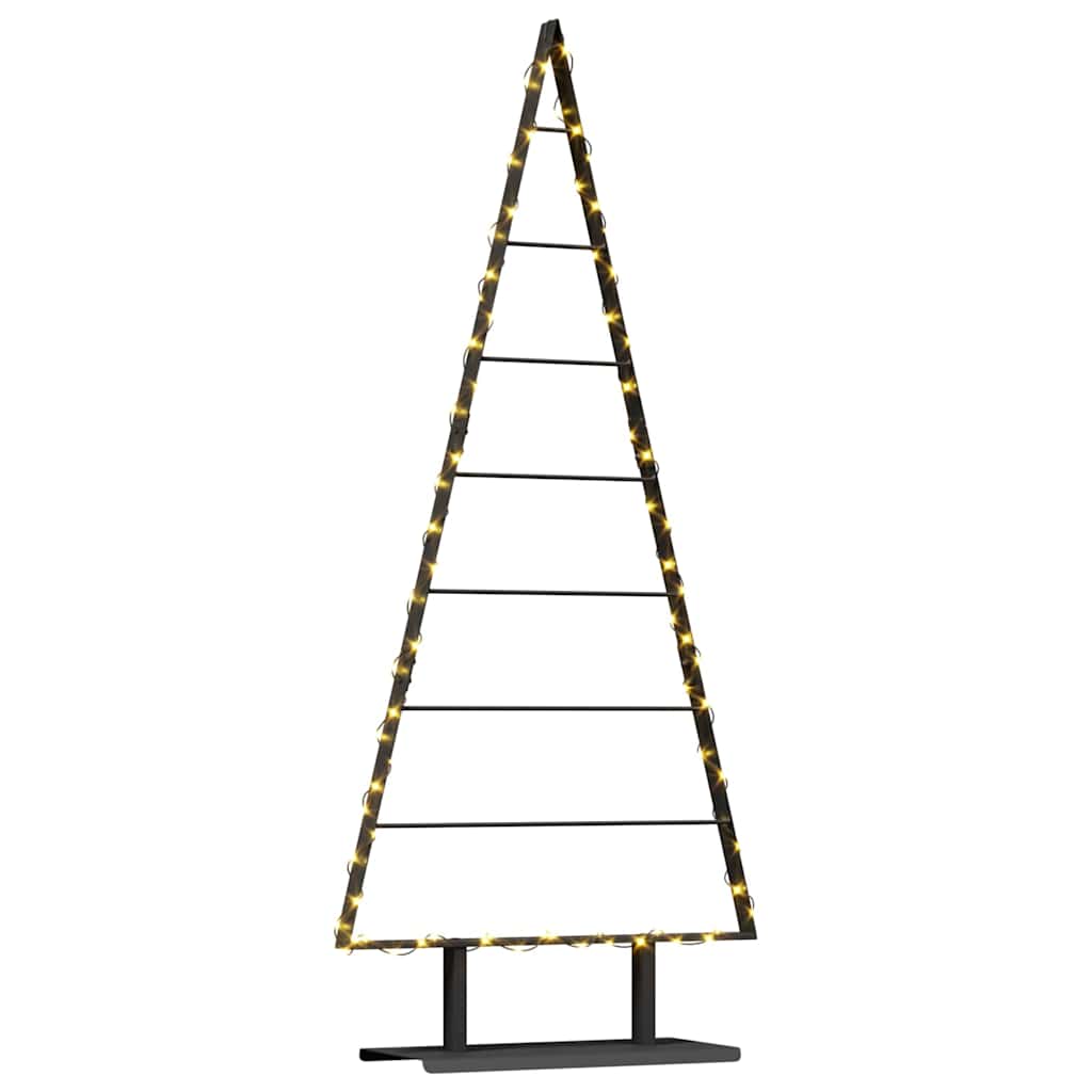 Fém karácsonyfa állvánnyal Fekete 150 cm Acél