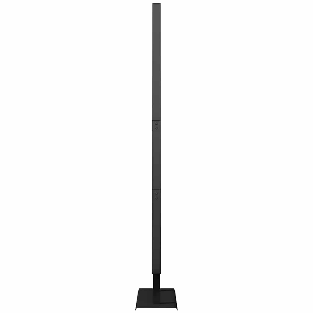 Fém karácsonyfa állvánnyal Fekete 180 cm Acél