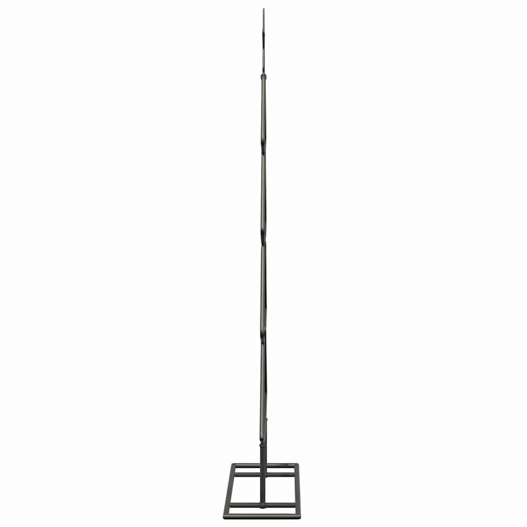 Fém karácsonyfa állvánnyal Fekete 90 cm Acél
