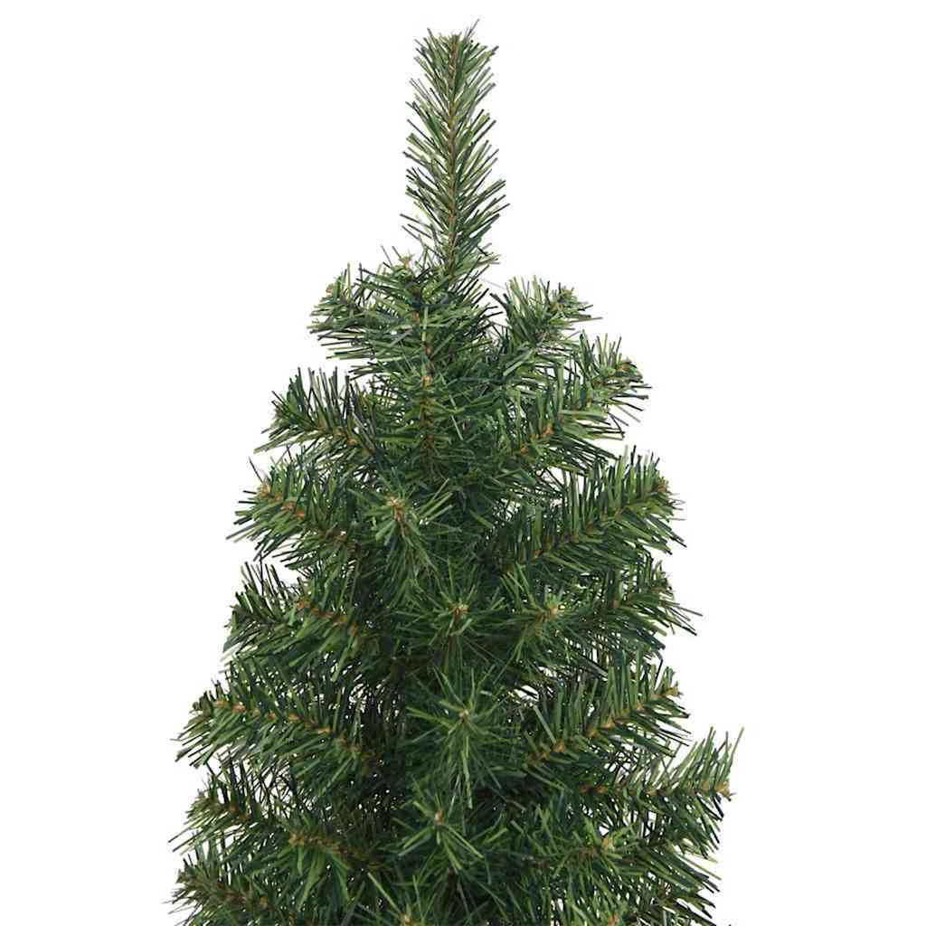 Mű karácsonyfa 300 LED-del Zöld 180 cm PVC, acél és műanyag