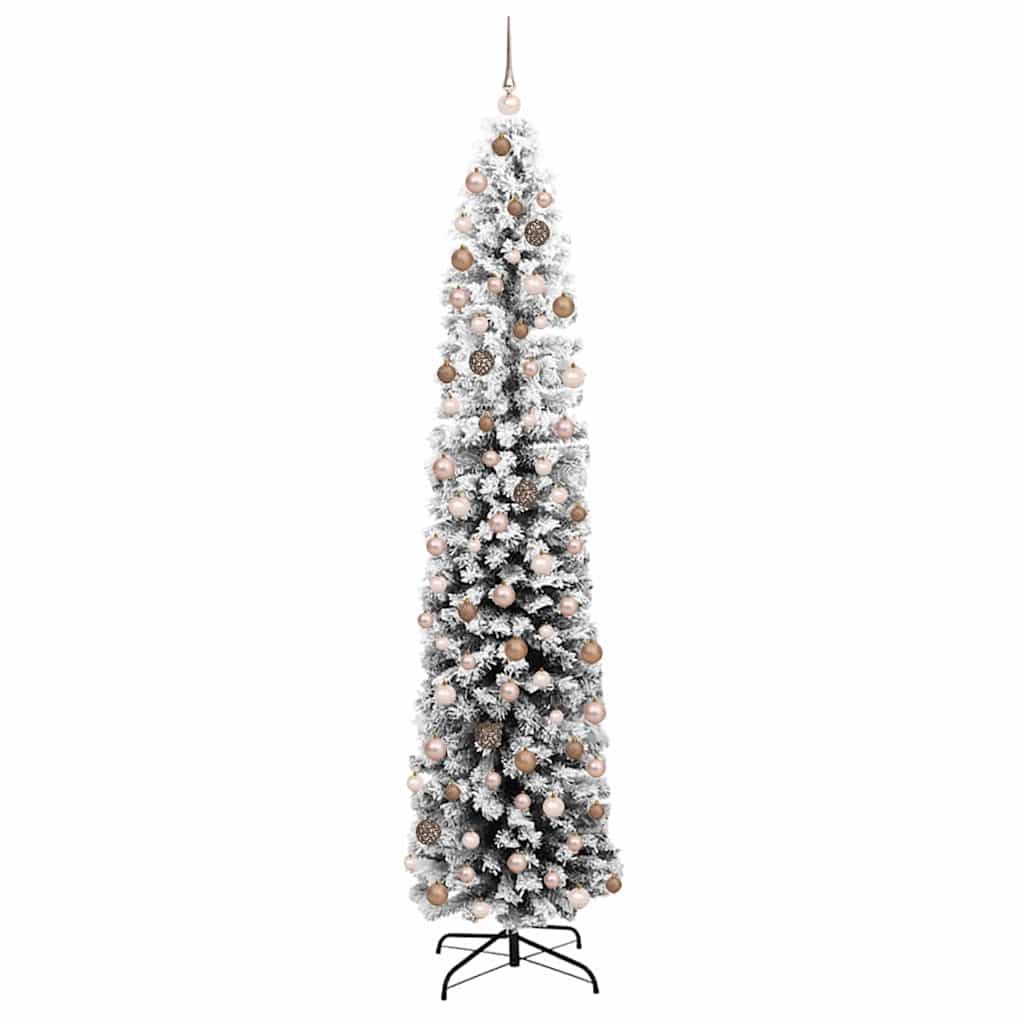Mű karácsonyfa 300 LED-del Zöld 210 cm PVC, acél és műanyag