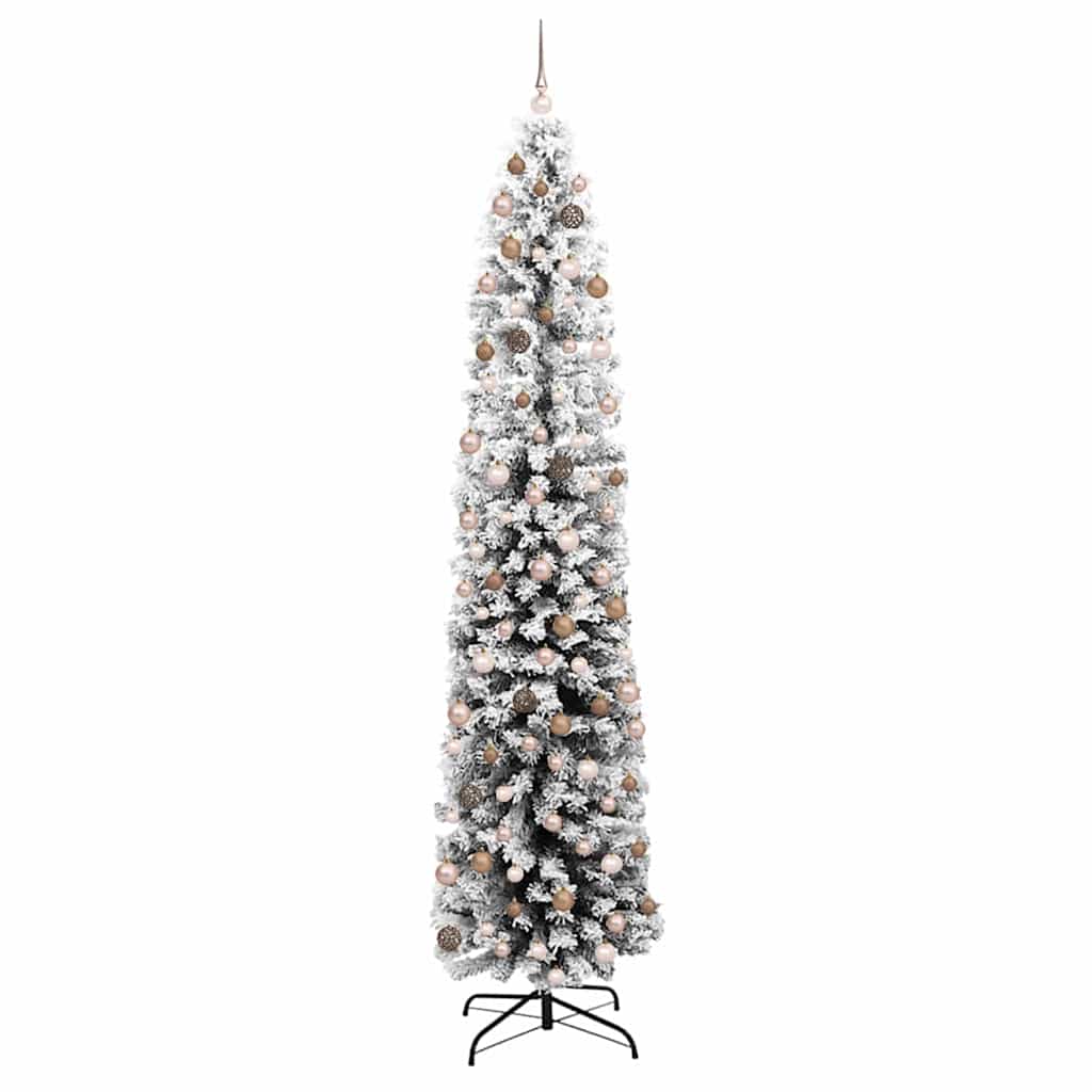 Mű karácsonyfa 300 LED-del Zöld 240 cm PVC, acél és műanyag