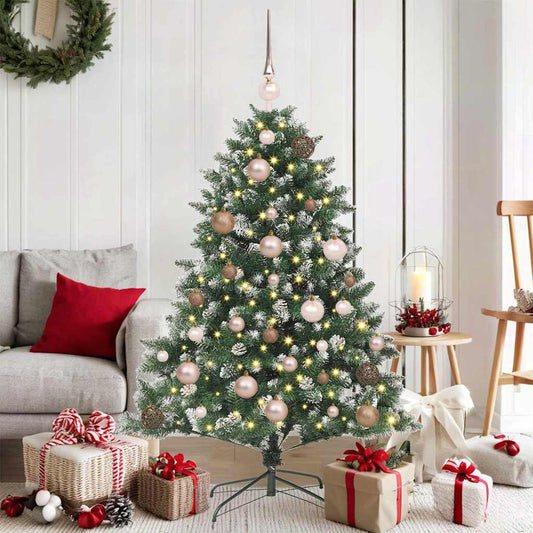 Mű karácsonyfa Zöld 85 x 85 x 120 cm PVC és Műanyag és Acél