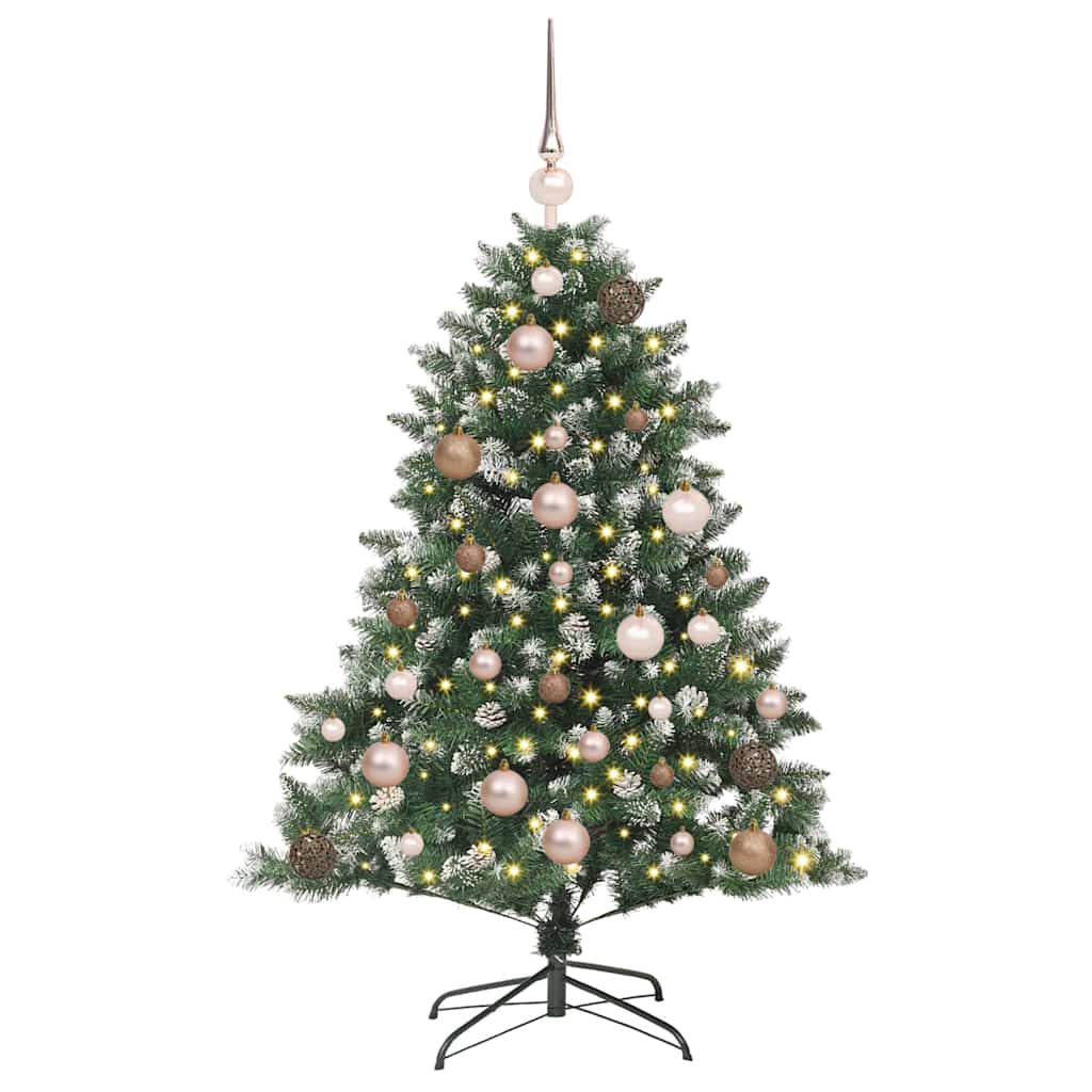 Mű karácsonyfa Zöld 85 x 85 x 120 cm PVC és Műanyag és Acél