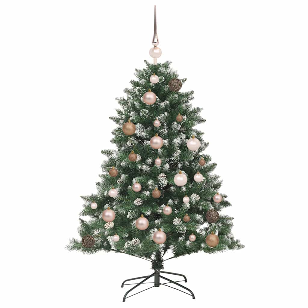 Mű karácsonyfa Zöld 85 x 85 x 120 cm PVC és Műanyag és Acél