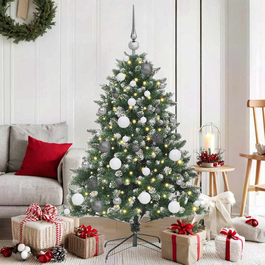 Mű karácsonyfa Zöld 85 x 85 x 120 cm PVC és Műanyag és Acél