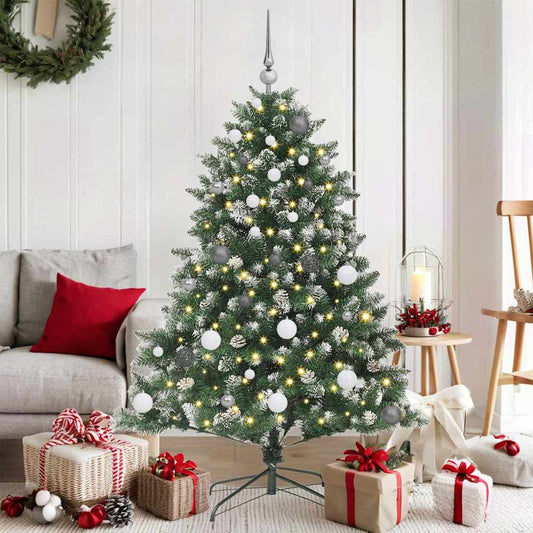 Mű karácsonyfa Zöld 105 x 105 x 150 cm PVC és Műanyag és Acél